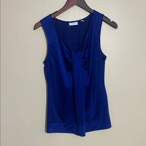 Elegant Blue Sleeveless Top